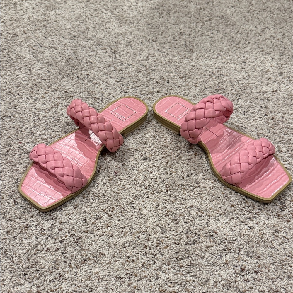 Dolce Vita NEW Pink Braided Sandals